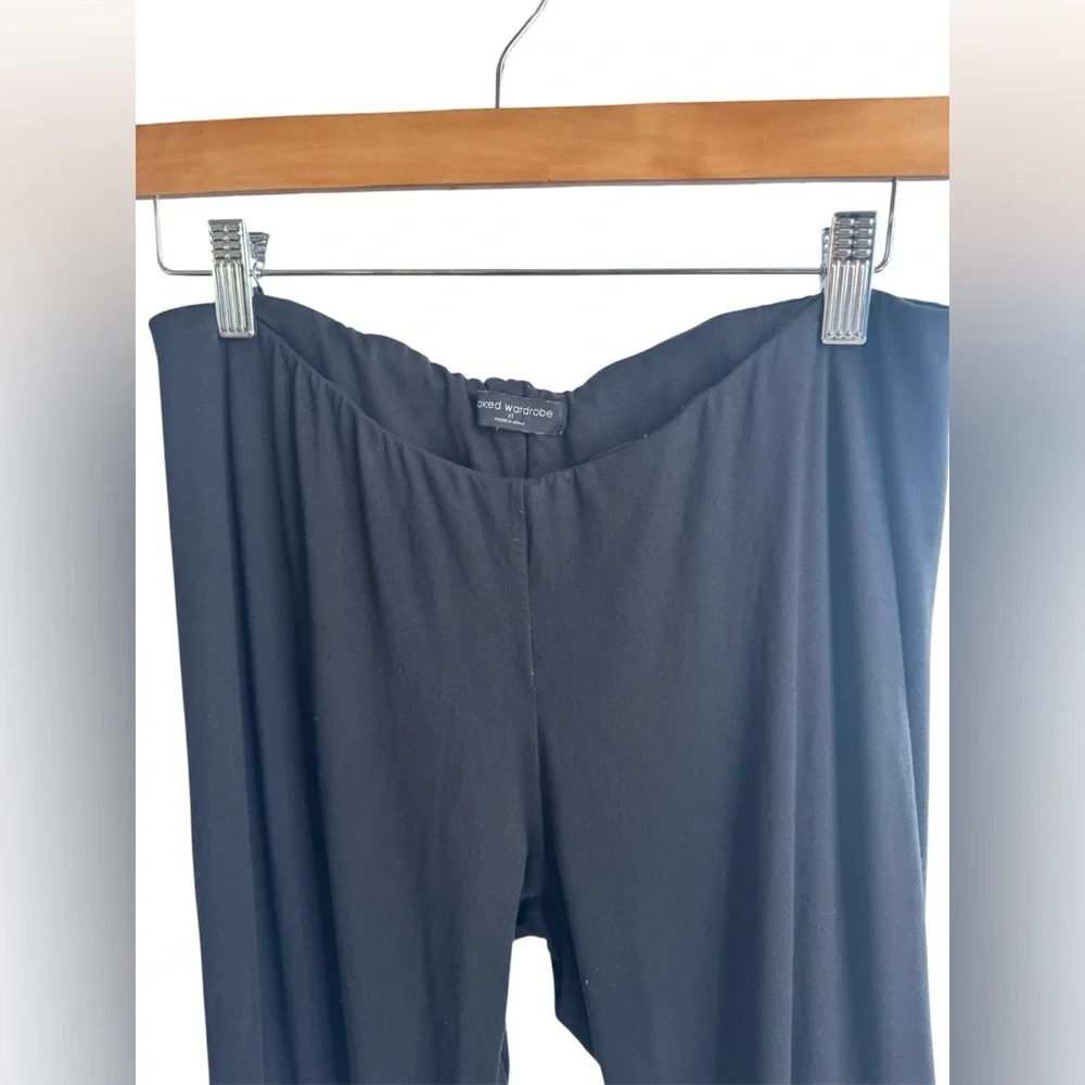 Naked Wardrobe Womens Size XL Leggings with‎ Scooped Low Waist Front